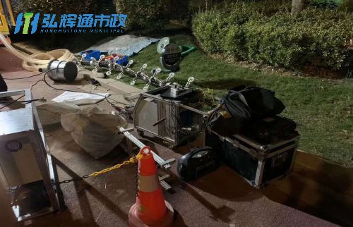 句容市管道修复现场
